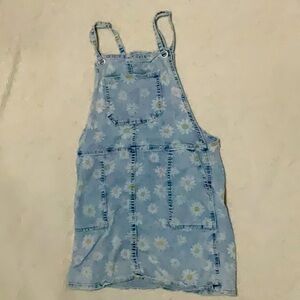 Cat & Jack, denim dress with flower details, XL (14 years old), For Girls.